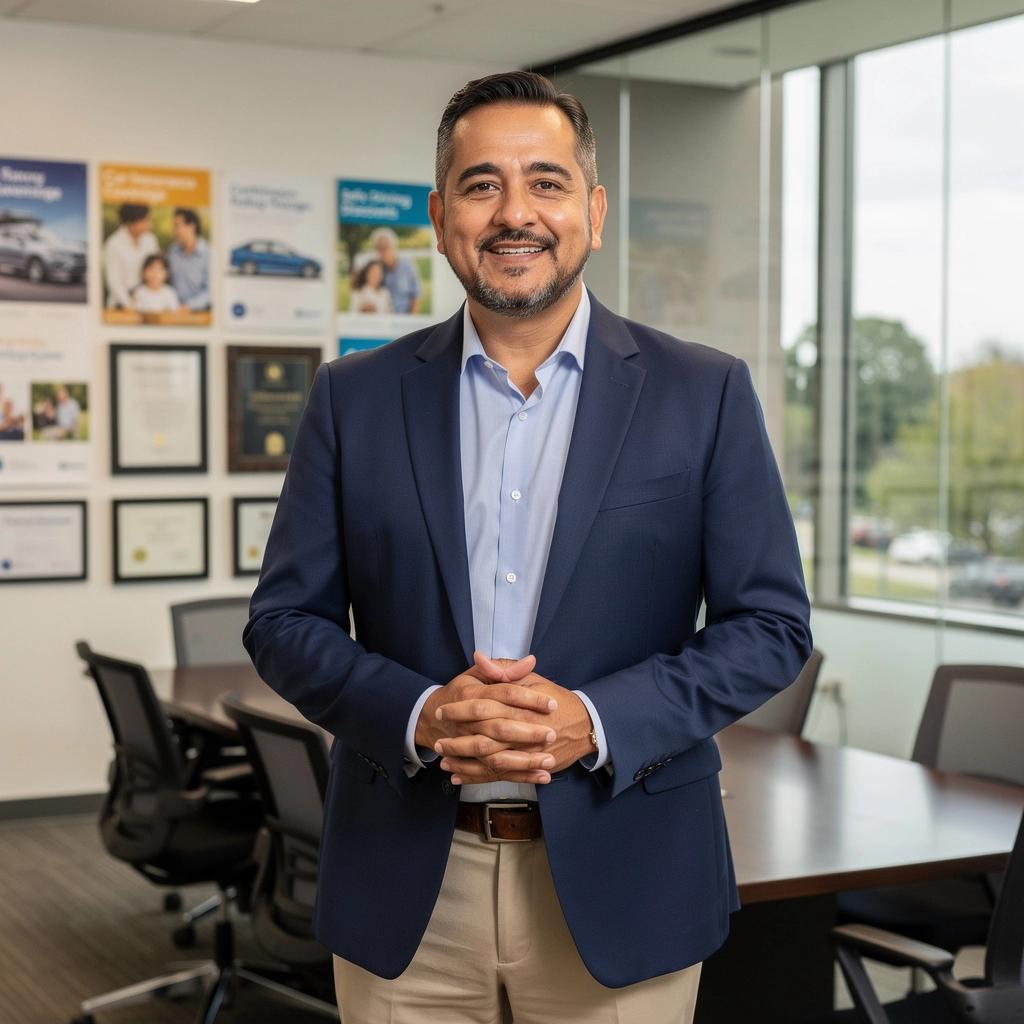 Zadowolony kierowca odbierający nagrodę za bezpieczną jazdę.